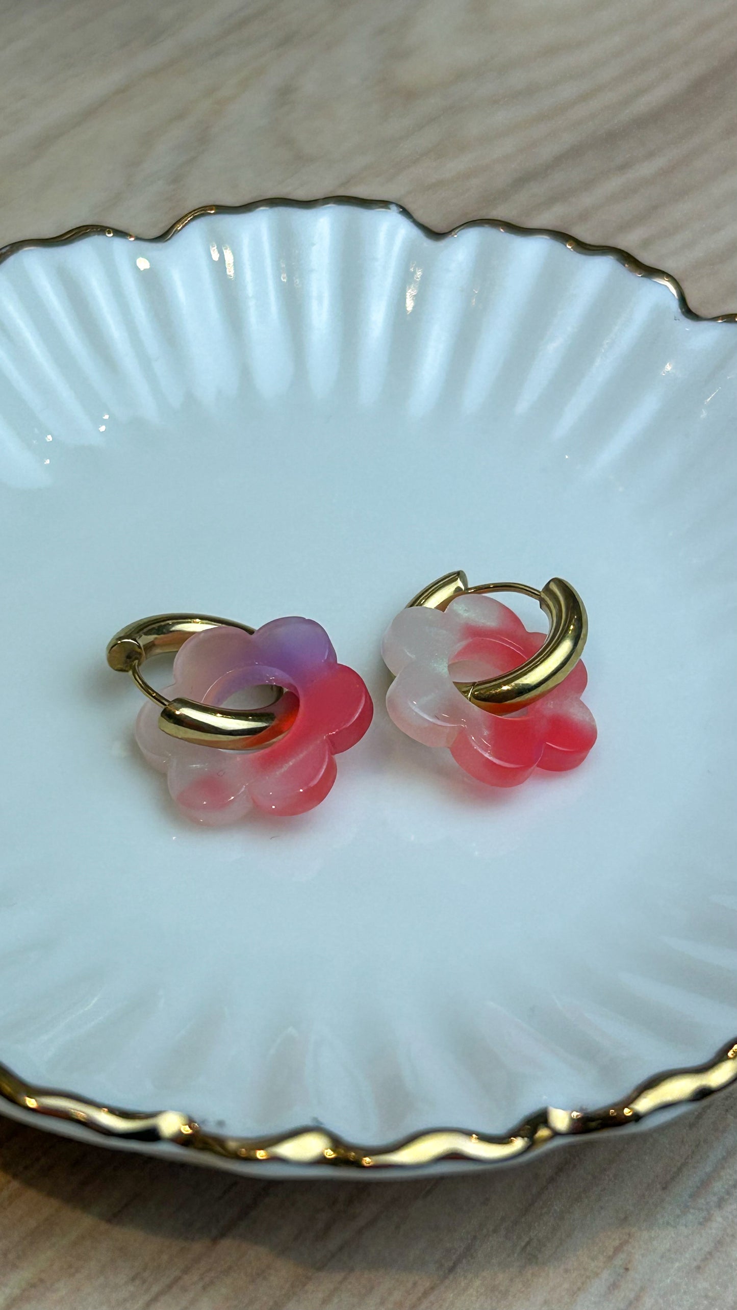 Boucles d'oreilles Fleurs édition Bloom
