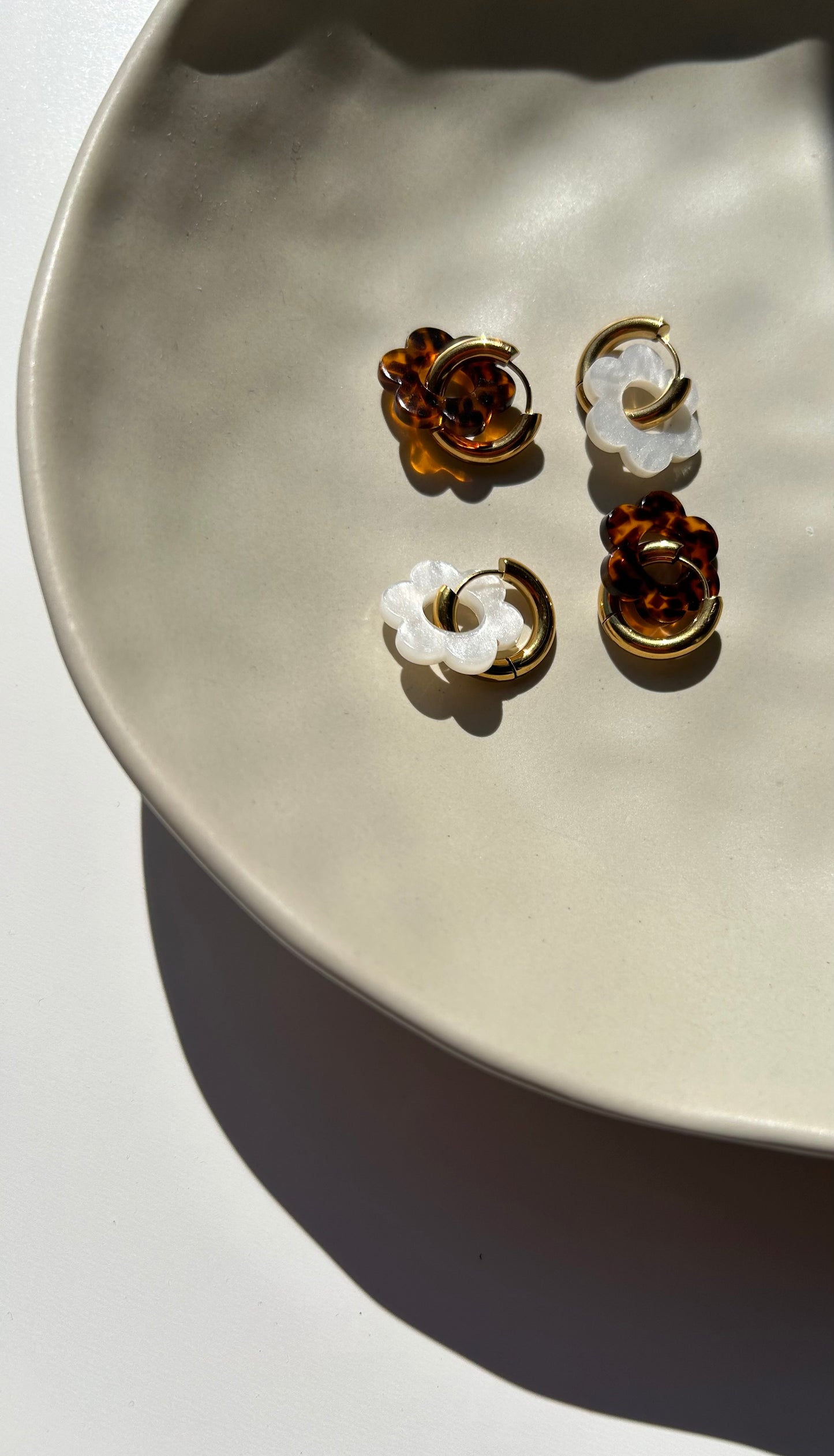 Boucles d'oreilles Fleurs