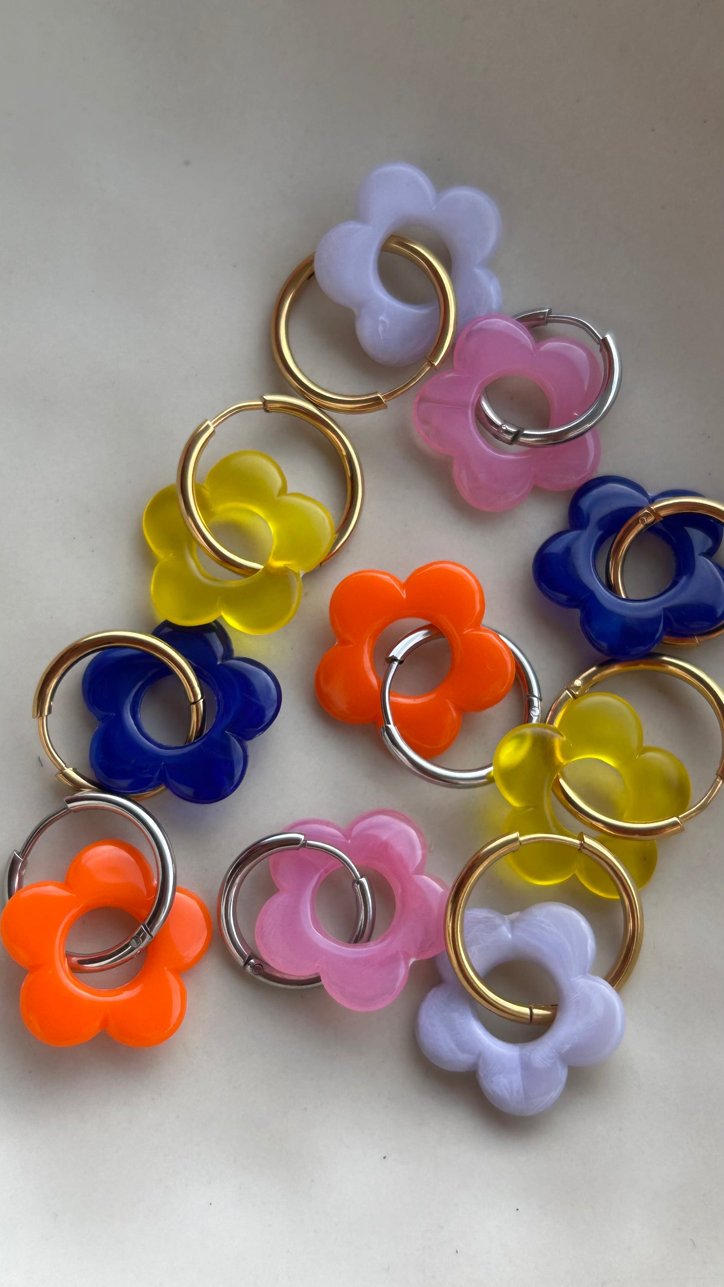 Boucles d'oreilles Fleurs