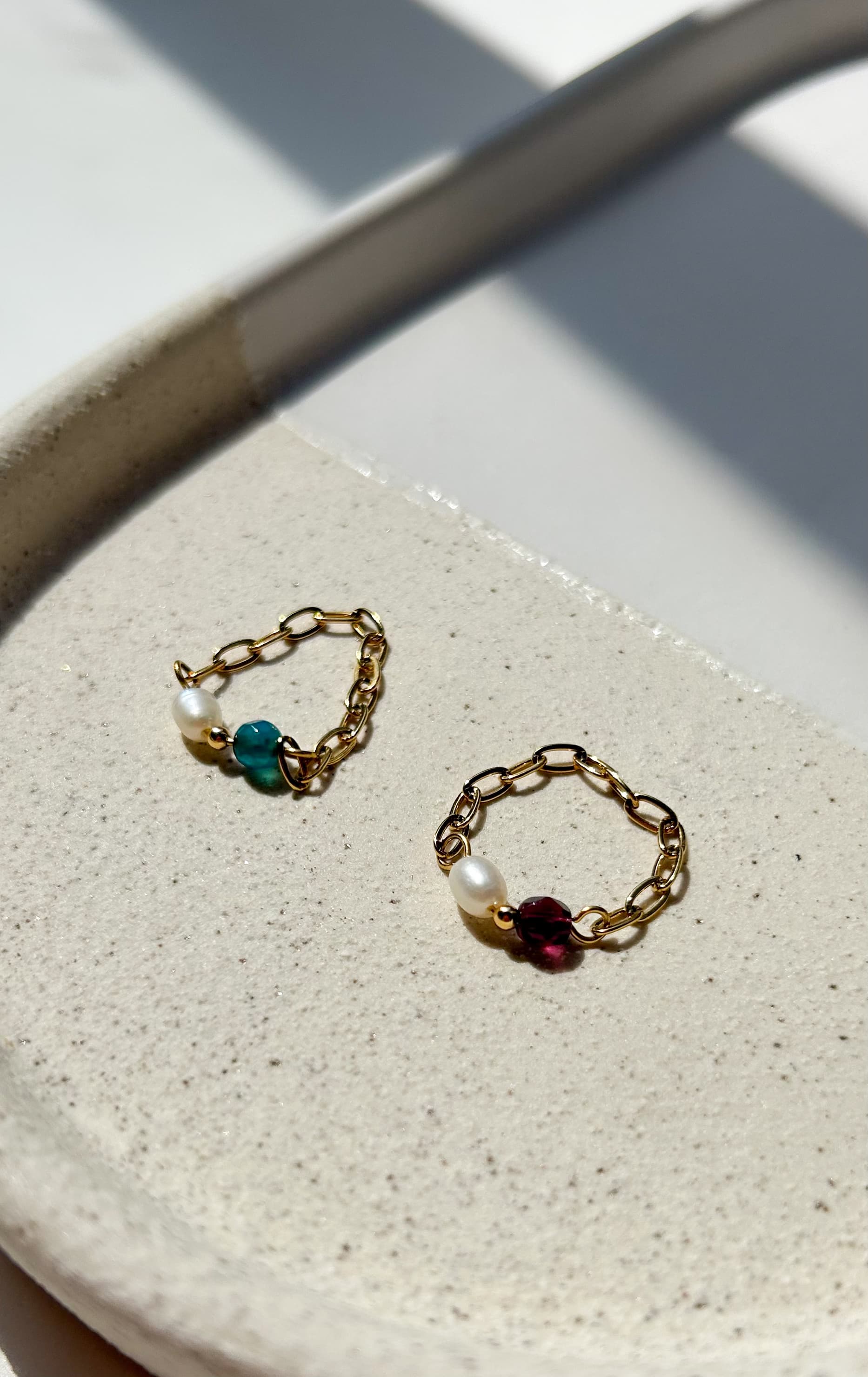 Bague Sonia Agate Turquoise
