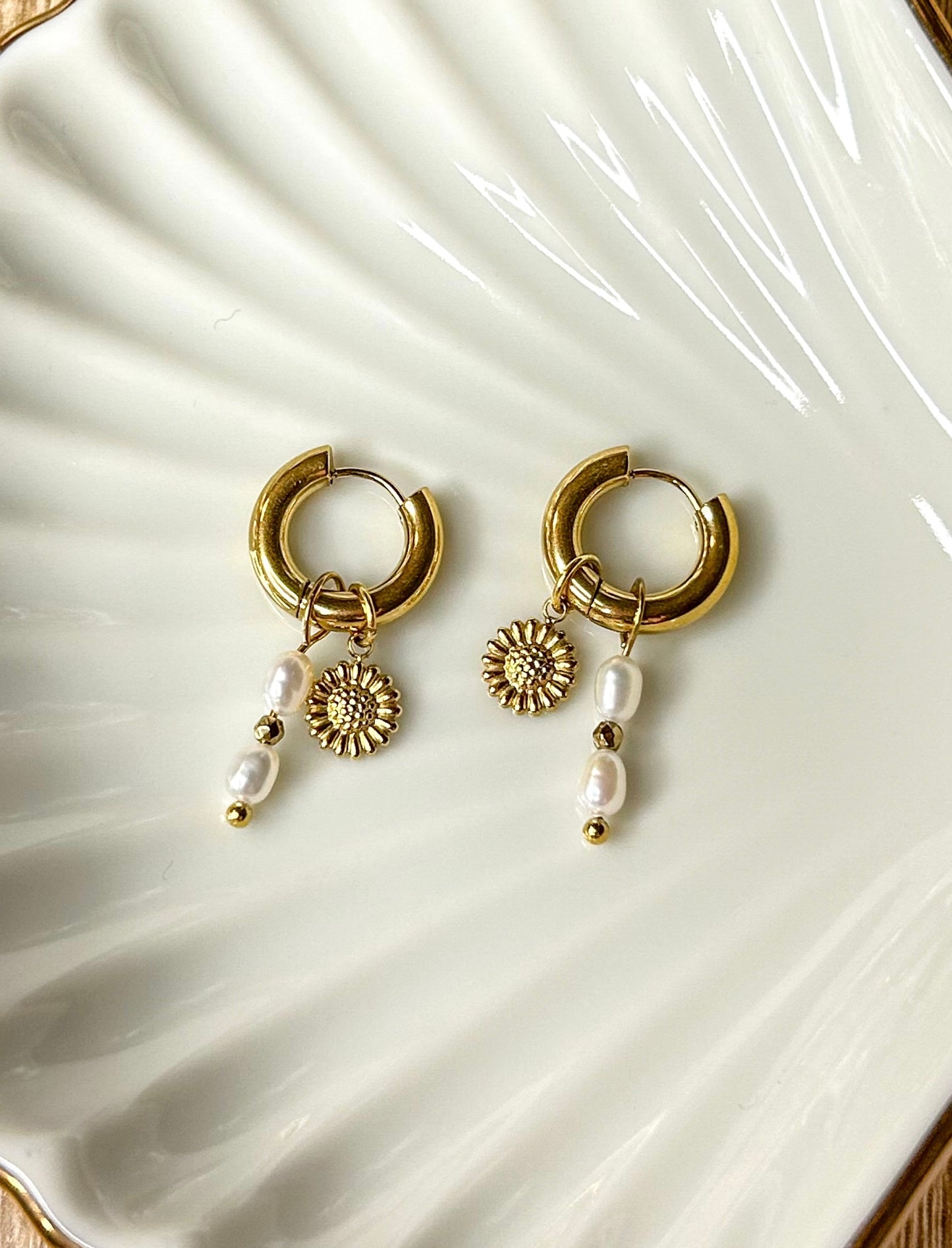 Boucles d'oreilles Tournesols
