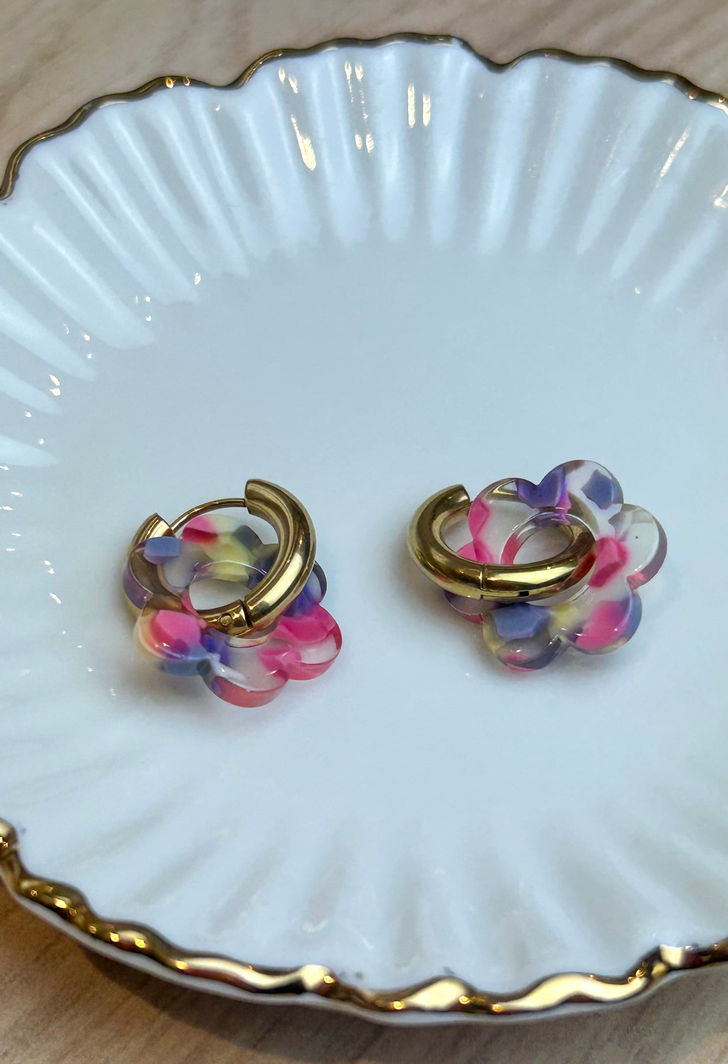 Boucles d'oreilles Fleurs édition Bloom