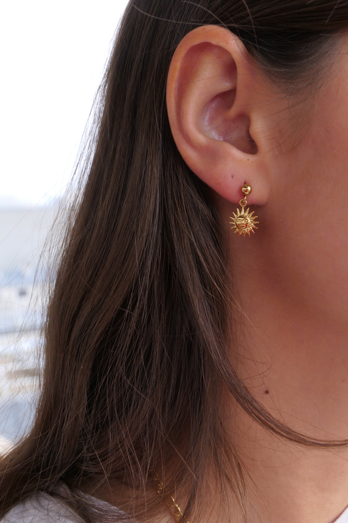 Boucles d'oreilles Sun