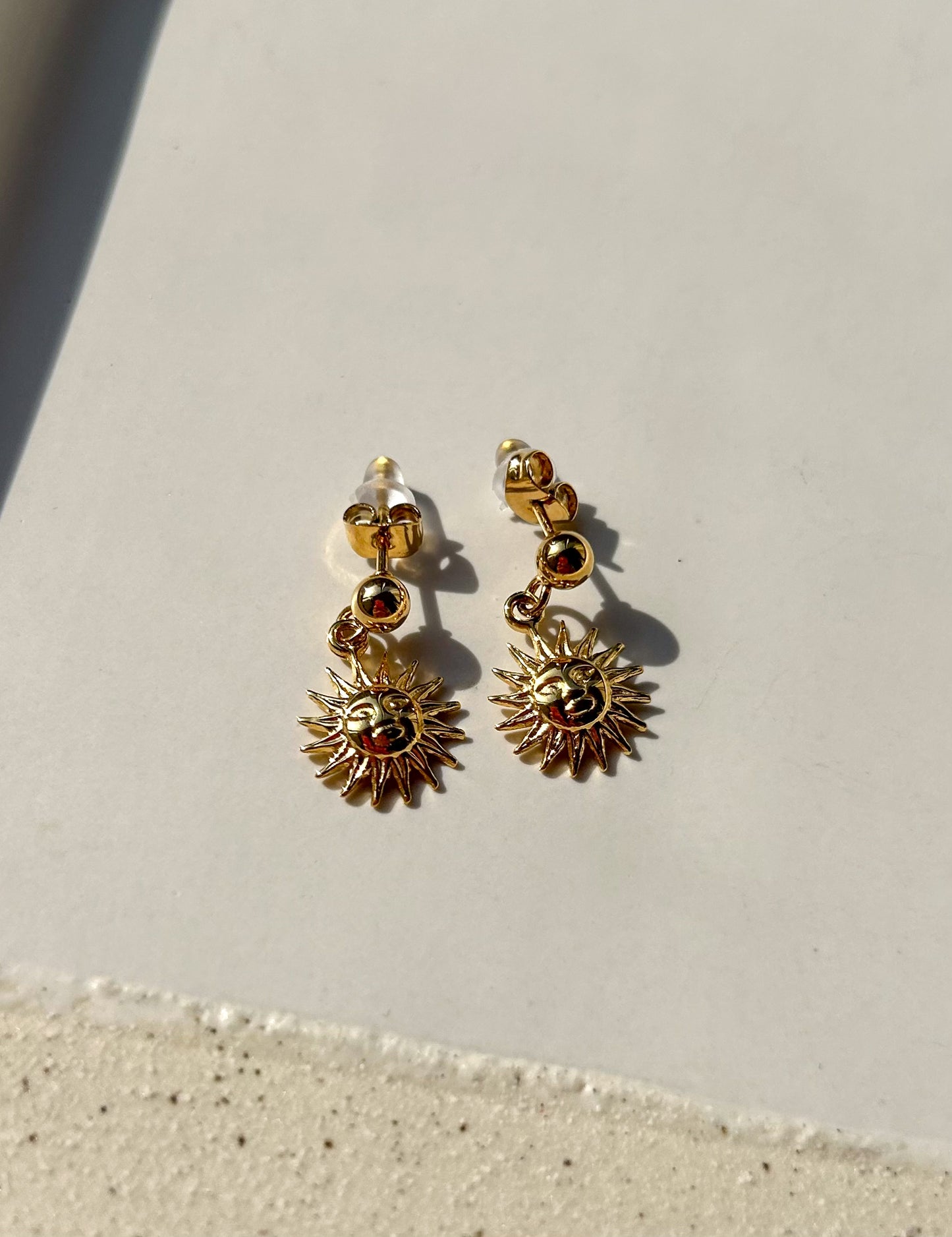 Boucles d'oreilles Sun